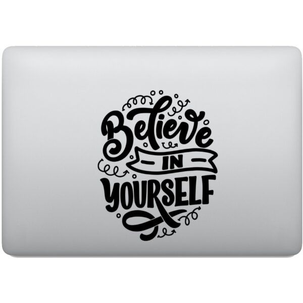 Adesivo de Notebook Acredite Em Si Mesmo Believe in Yourself