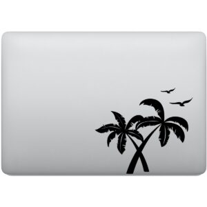 Adesivo de Notebook Coqueiros Árvore Praia Natureza