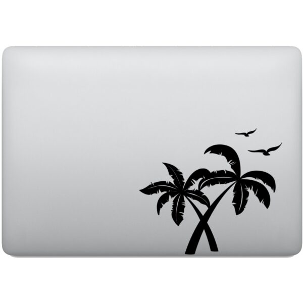 Adesivo de Notebook Coqueiros Árvore Praia Natureza