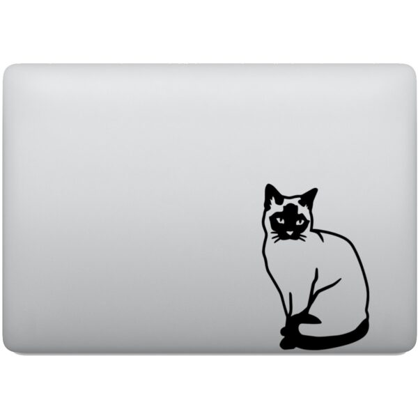 Adesivo de Notebook Gato Siamês